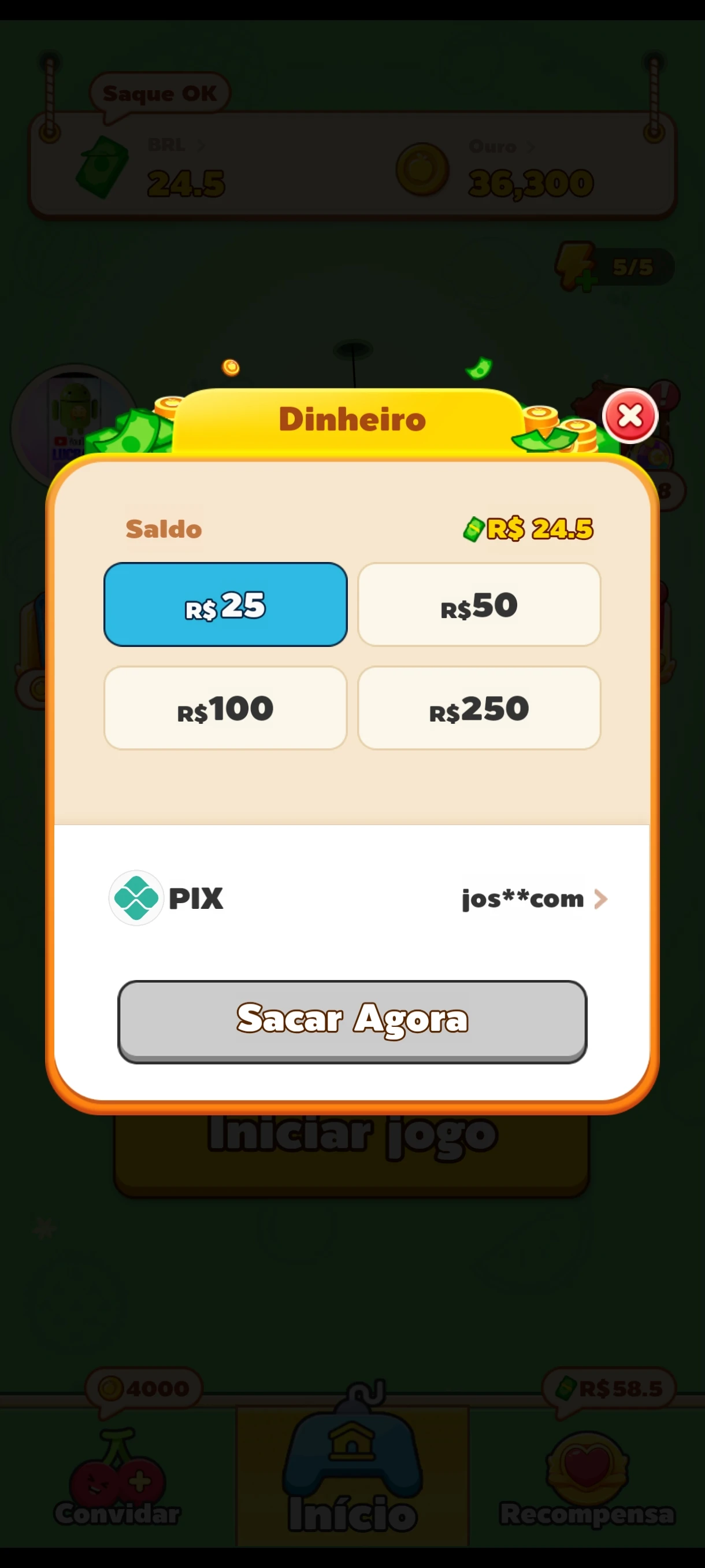 Fruit Boom - Ganhe prêmios em dinheiro real