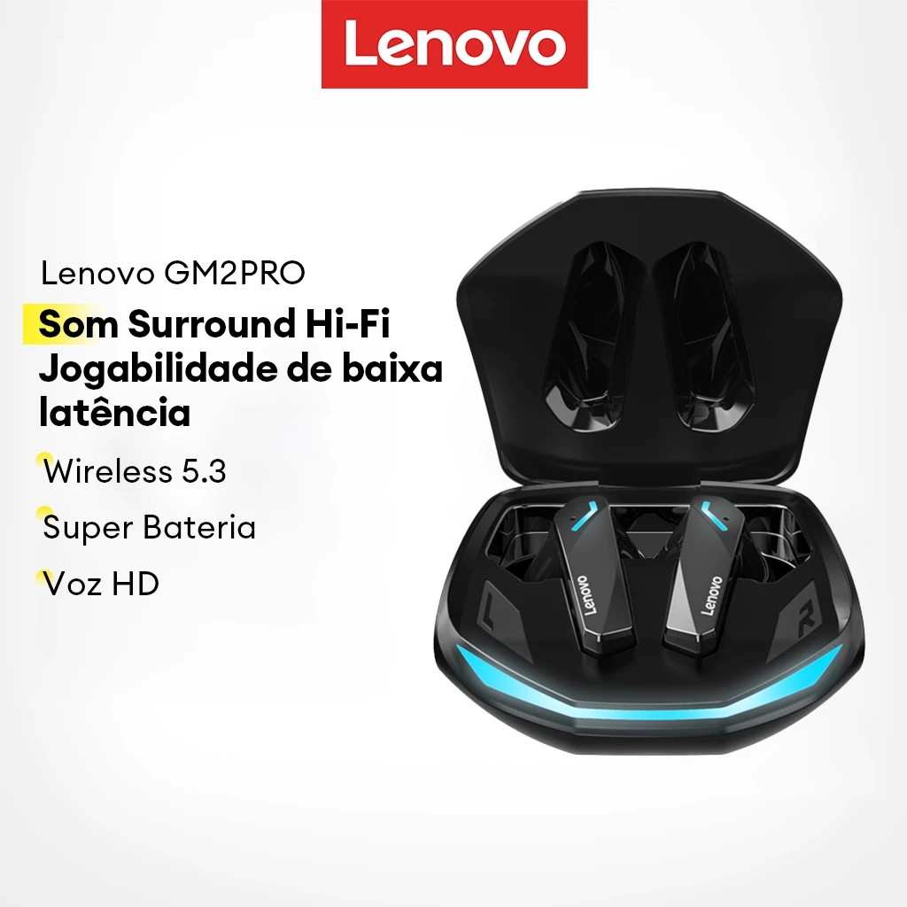 Lenovo GM2 Pro - Caixa e acessórios