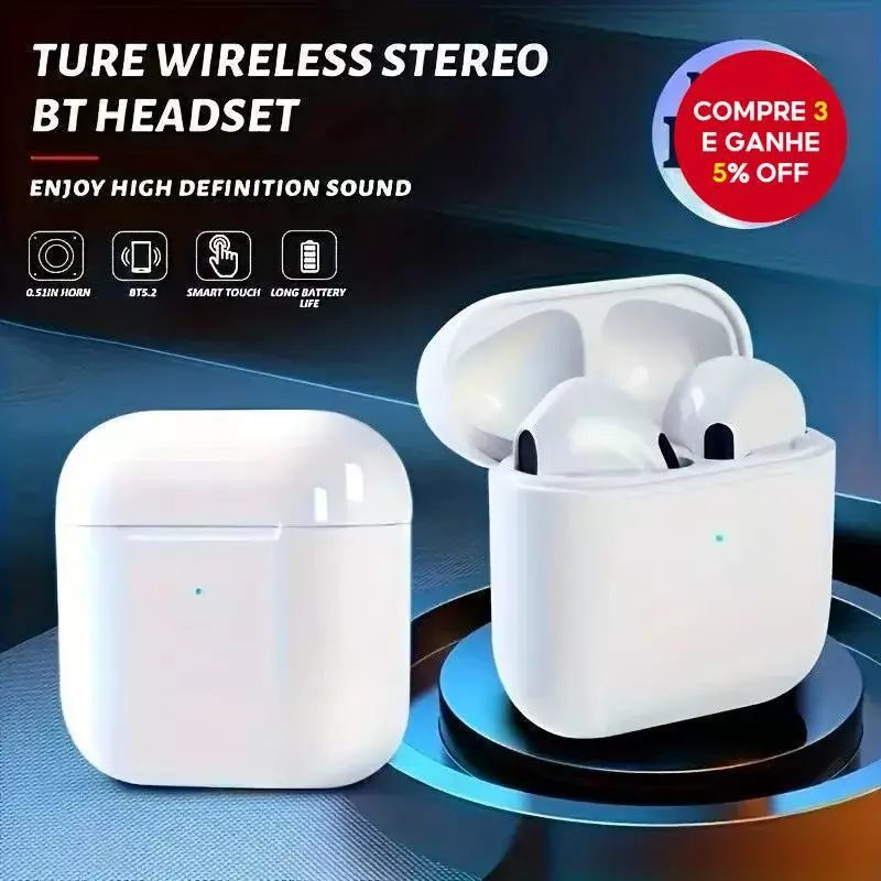 Pro 4 TWS - Fone Premium